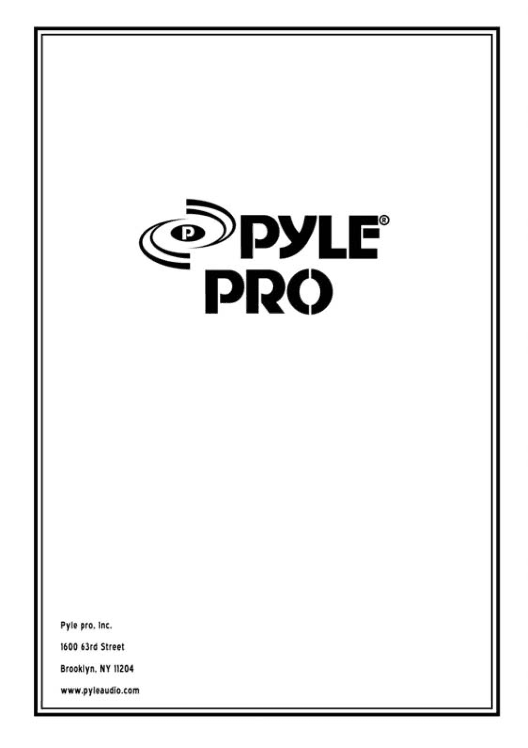 PYLE Audio PMX-1205 manual 