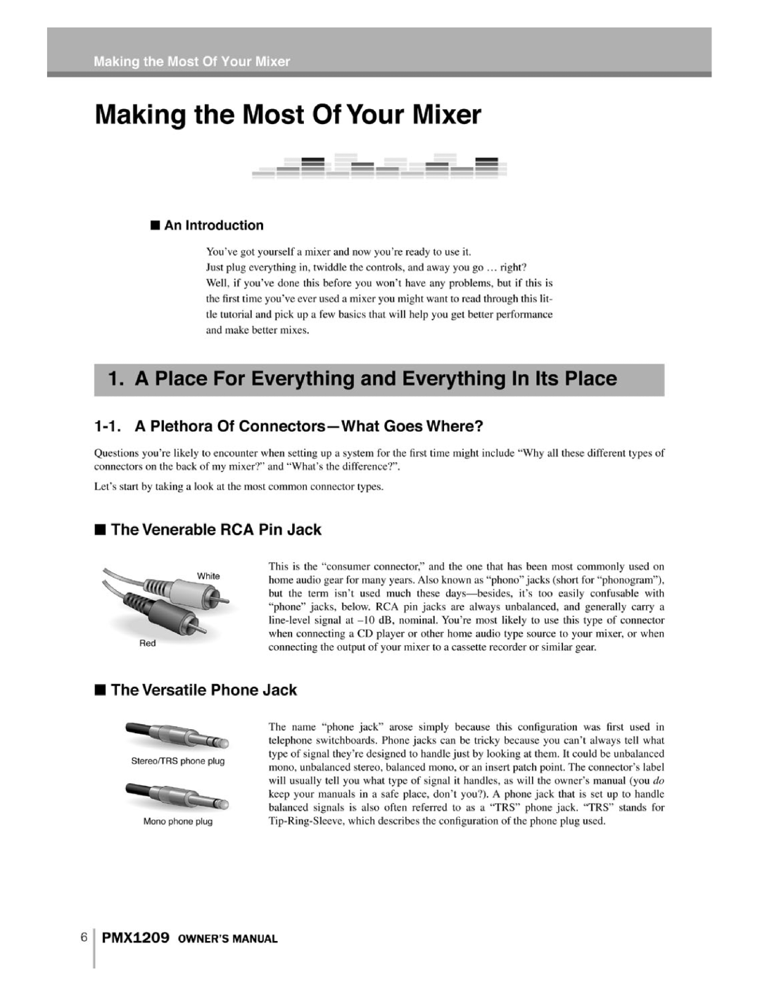 PYLE Audio PMX1209 instruction manual 