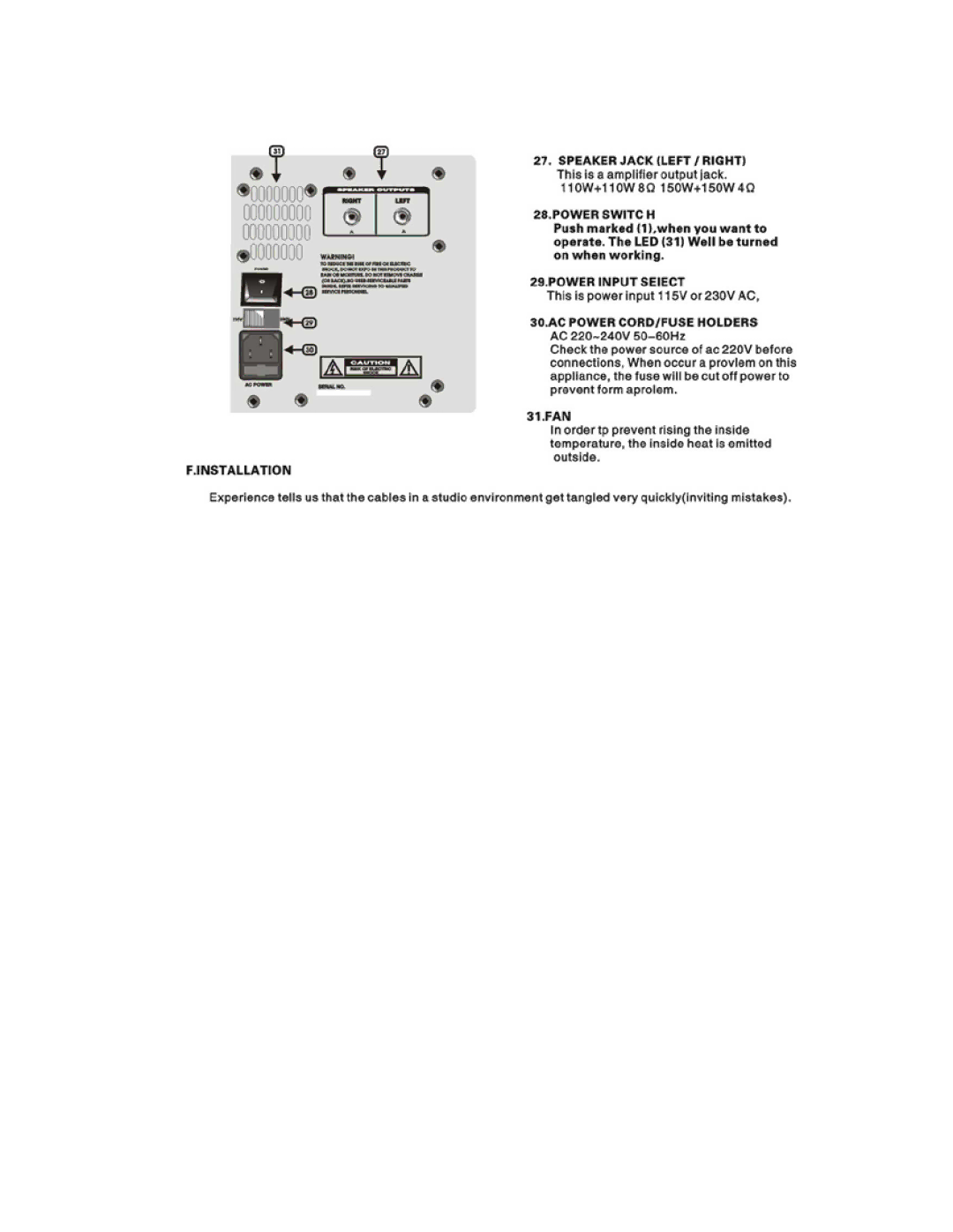 PYLE Audio PMX804 manual 