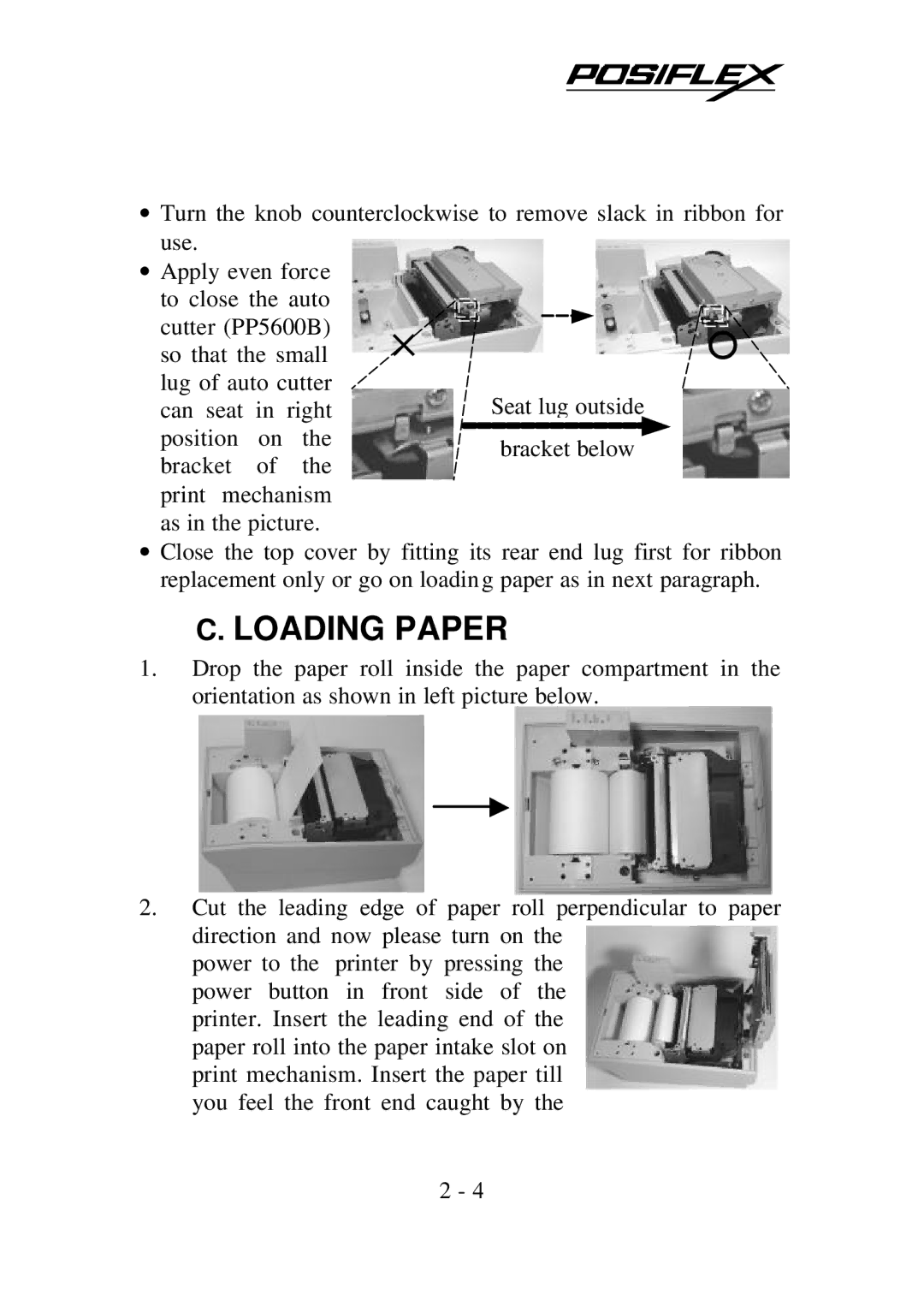 PYLE Audio PP5600 user manual Loading Paper 