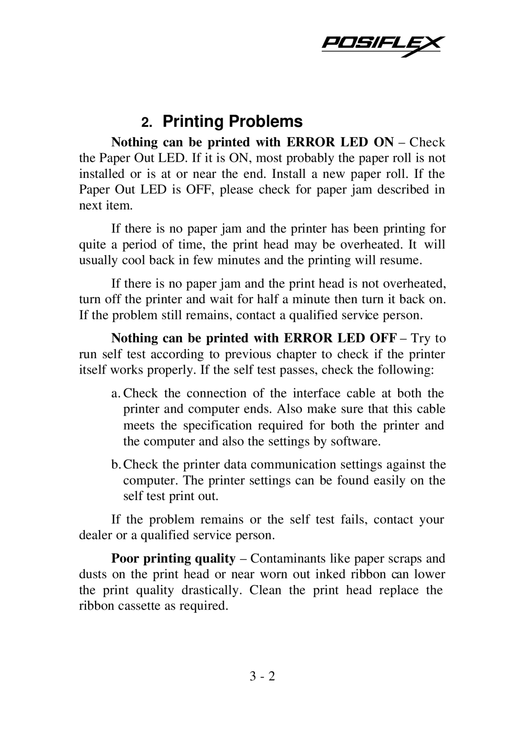 PYLE Audio PP5600 user manual Printing Problems 