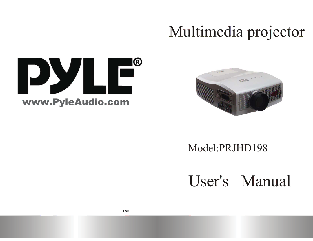 PYLE Audio PRJHD198 user manual Mult 