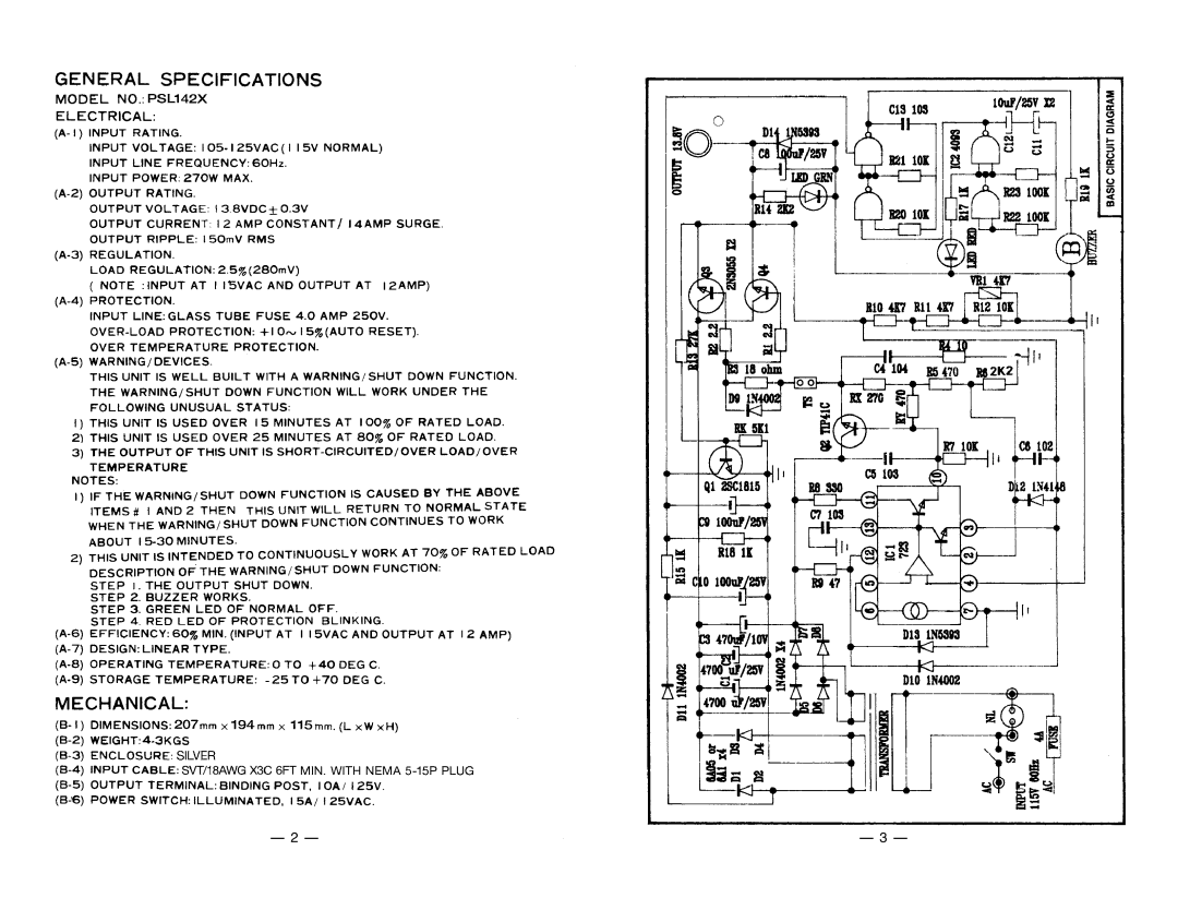 PYLE Audio PSL142X instruction manual 