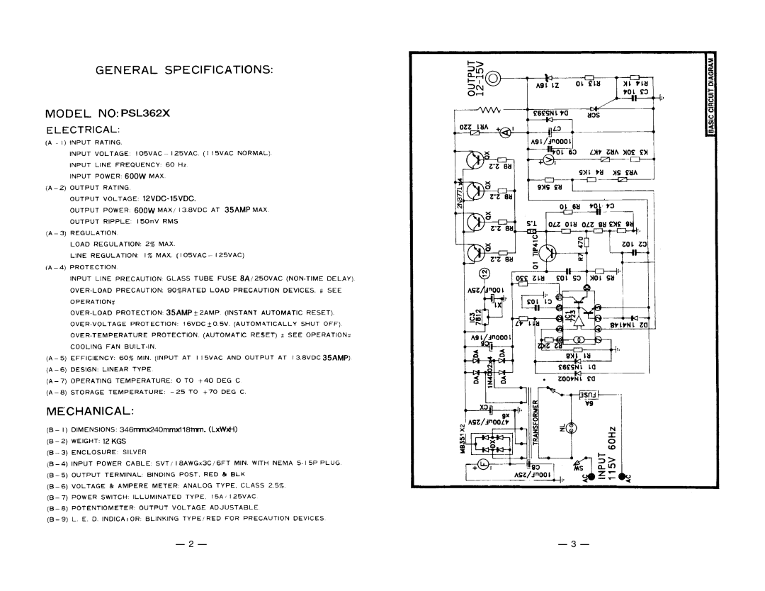 PYLE Audio PSL362X instruction manual 