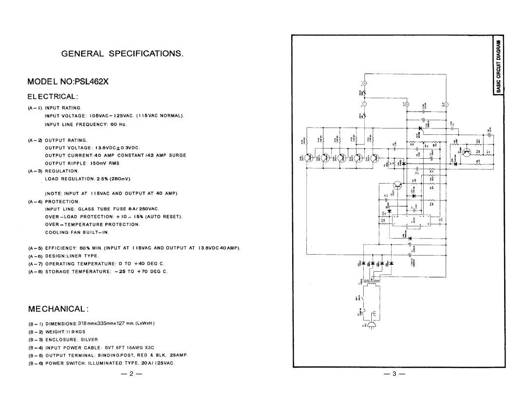 PYLE Audio PSL462X instruction manual 