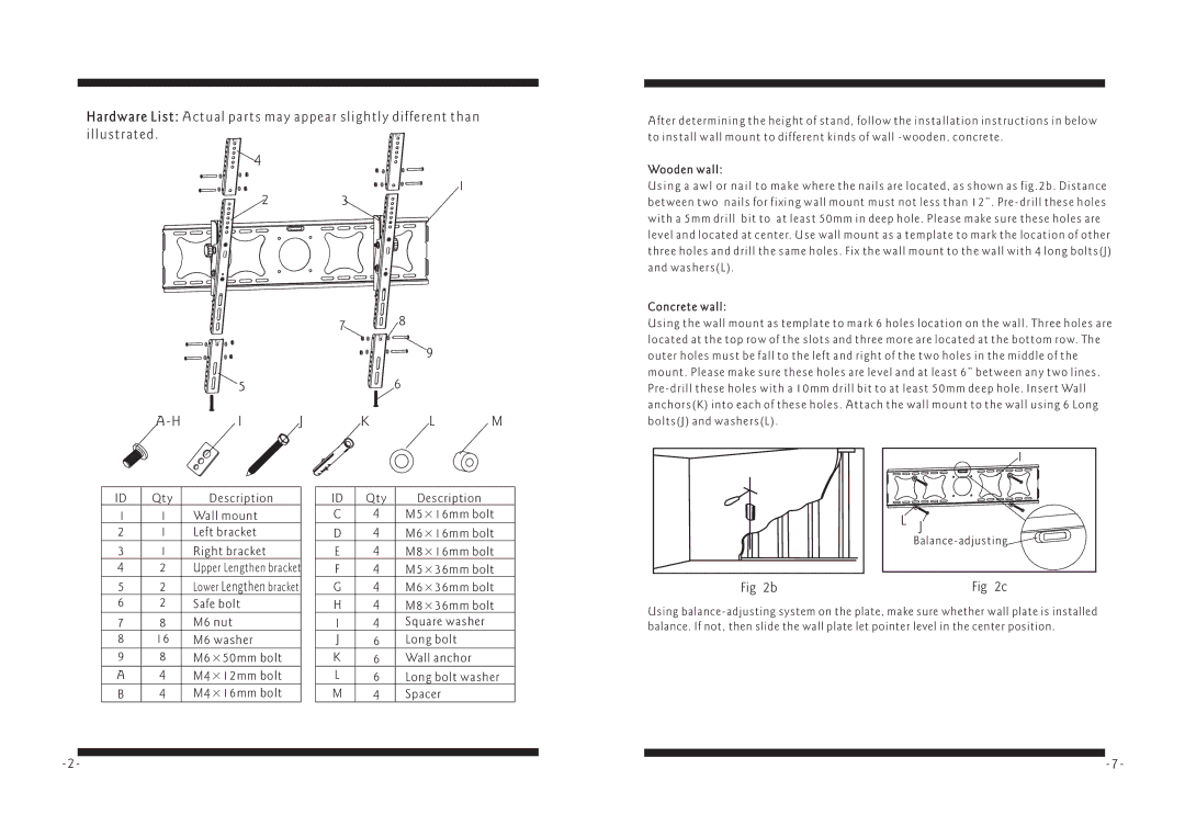 PYLE Audio PSW117ET1 manual Wooden wall 