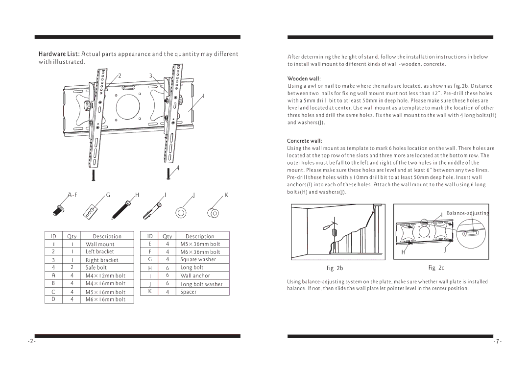 PYLE Audio PSW119ST1 manual Wooden wall 