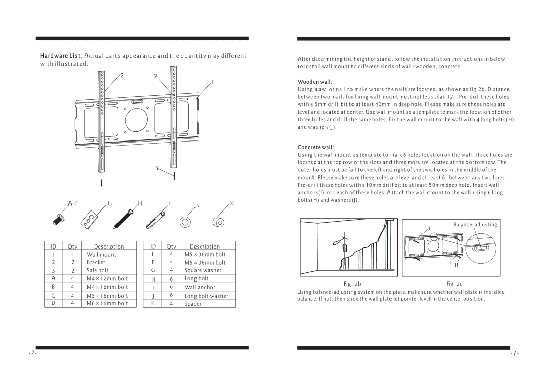 PYLE Audio PSW448F manual Wooden wall 