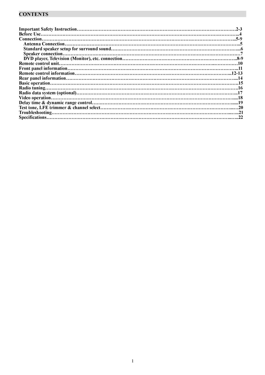 PYLE Audio PT-690A manual Contents 