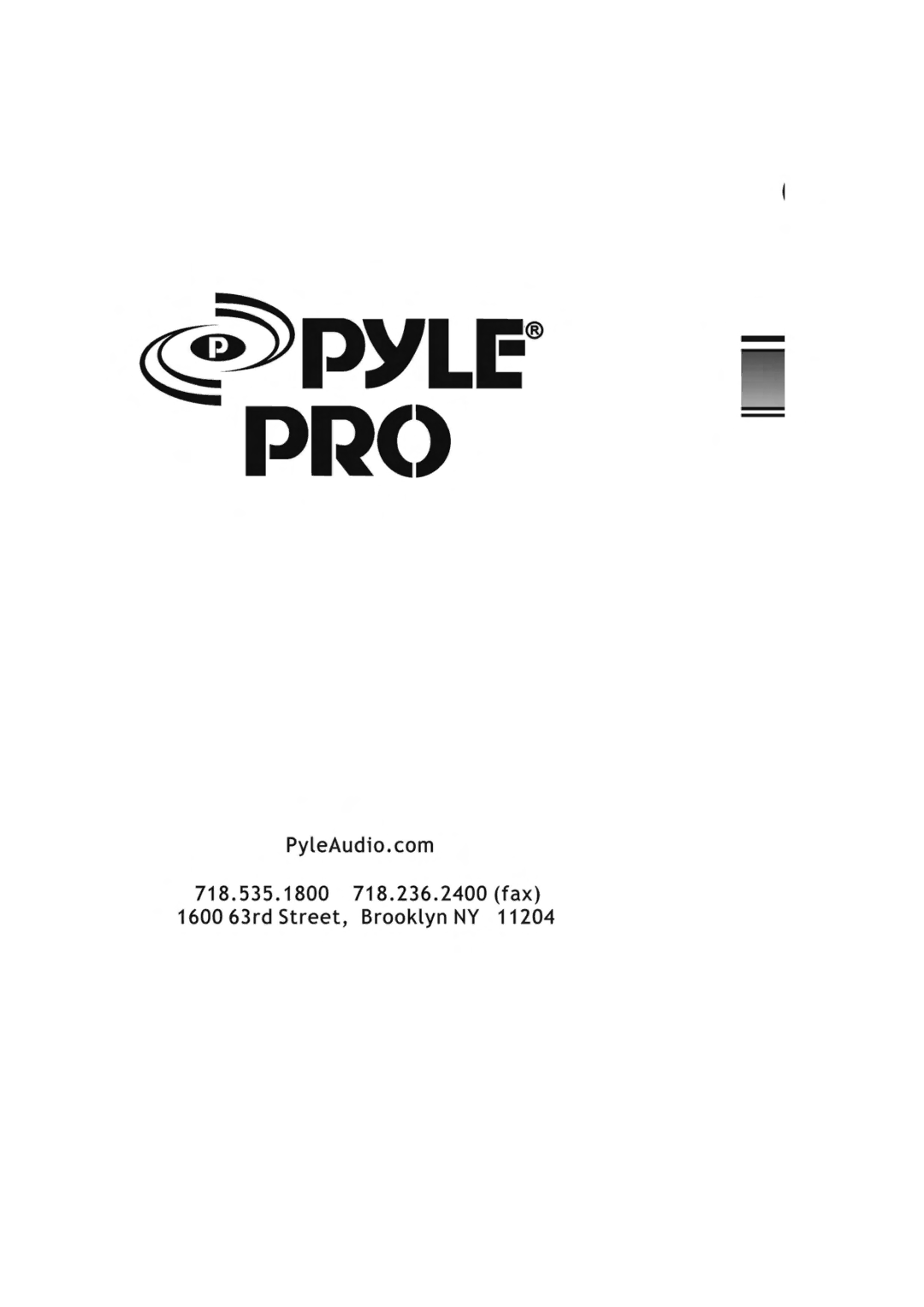 PYLE Audio PT260A manual 