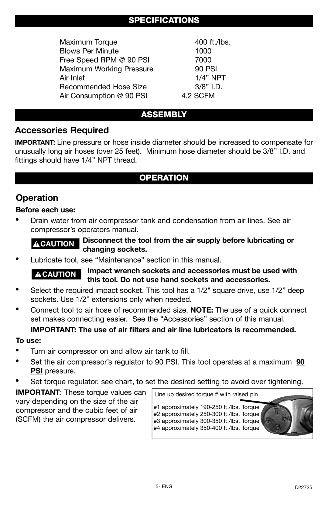 PYLE Audio PT501 instruction manual Accessories Required, Operation, Specifications, Assembly 