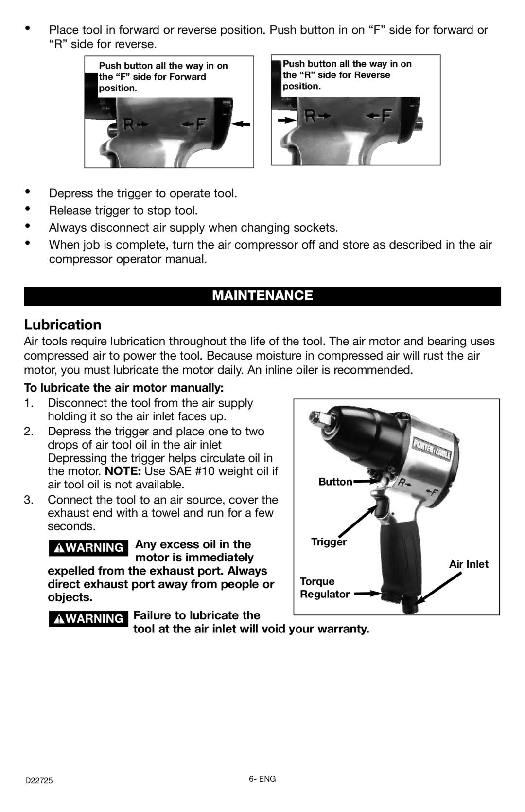 PYLE Audio PT501 instruction manual Lubrication, Maintenance 