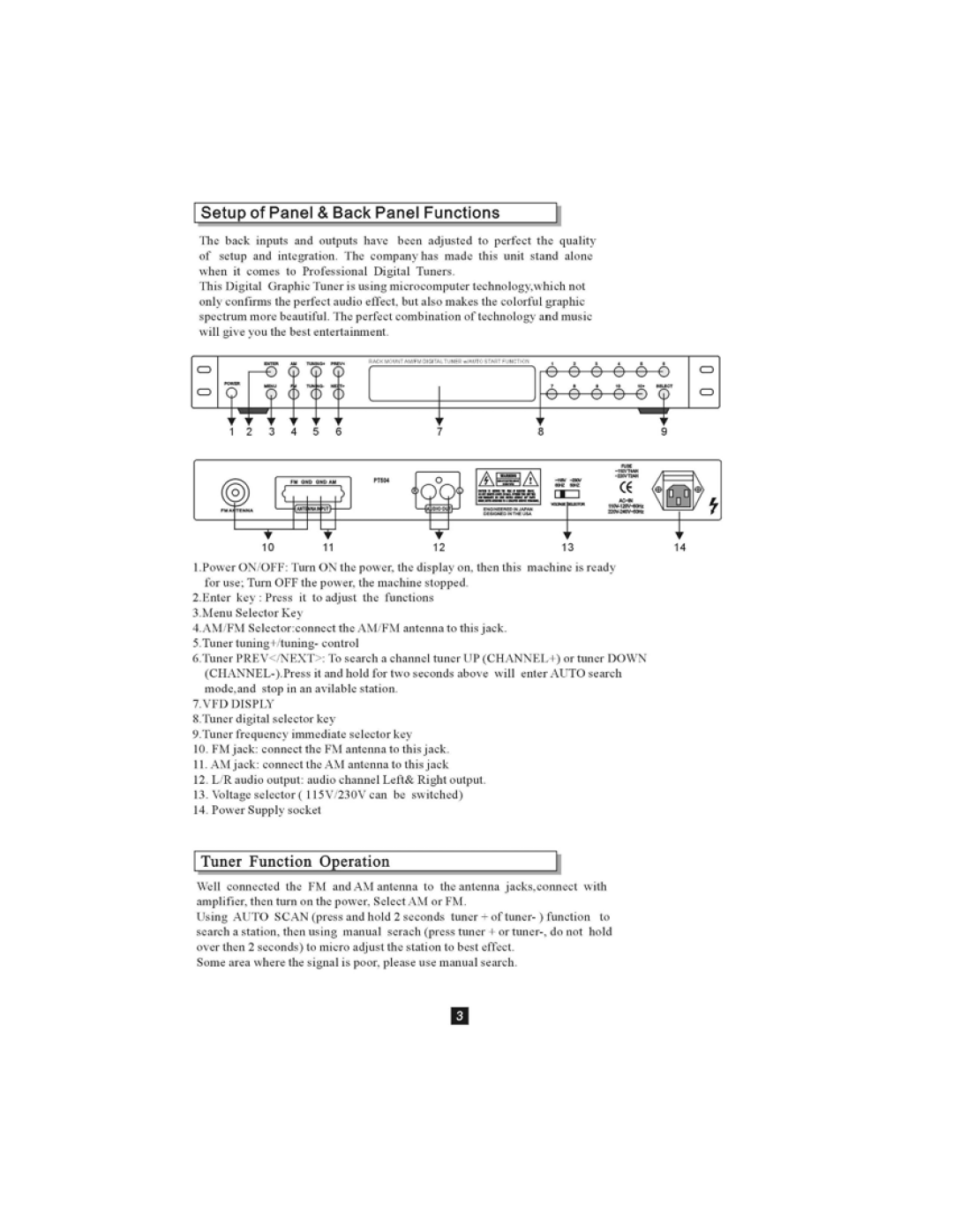 PYLE Audio PT504 owner manual 