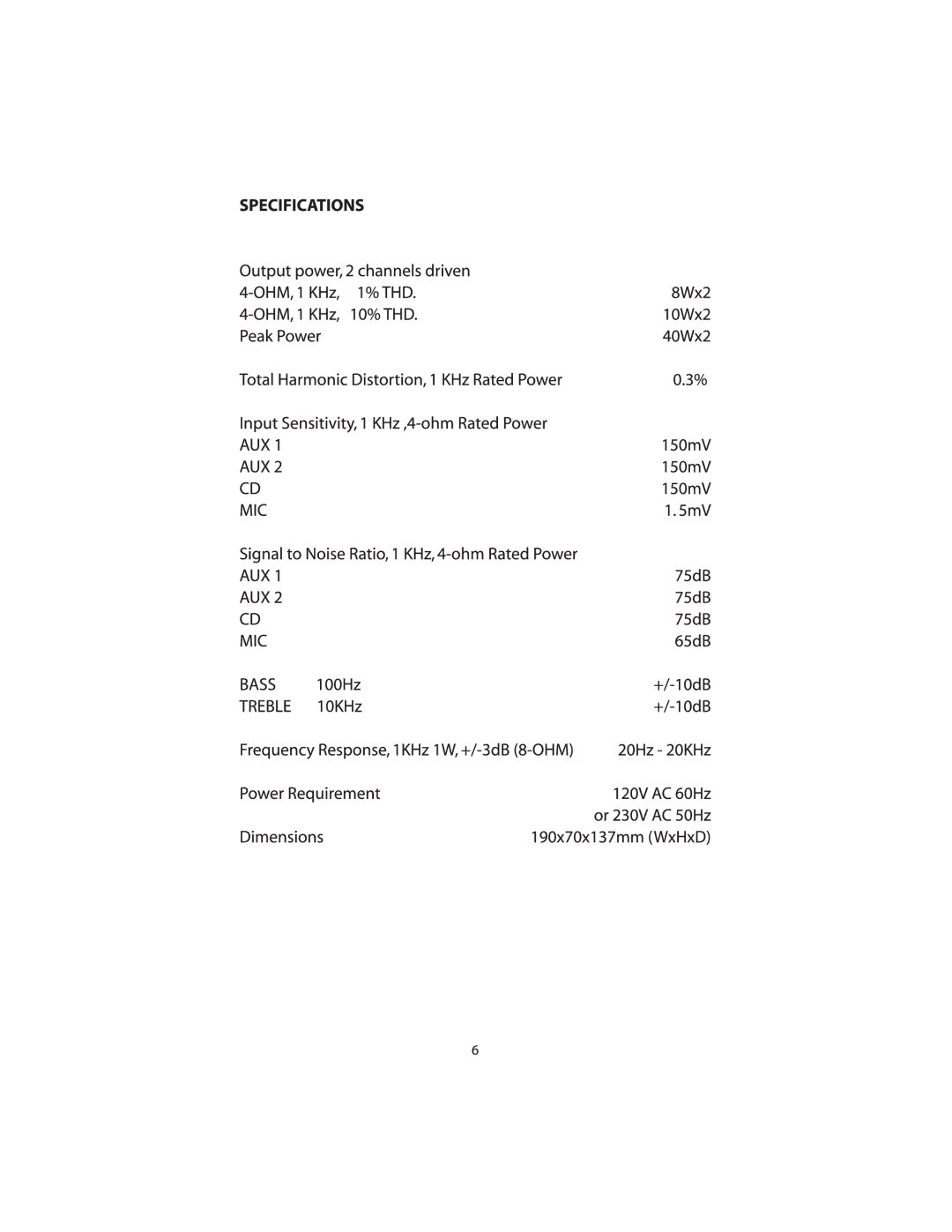 PYLE Audio PTA2 manual 