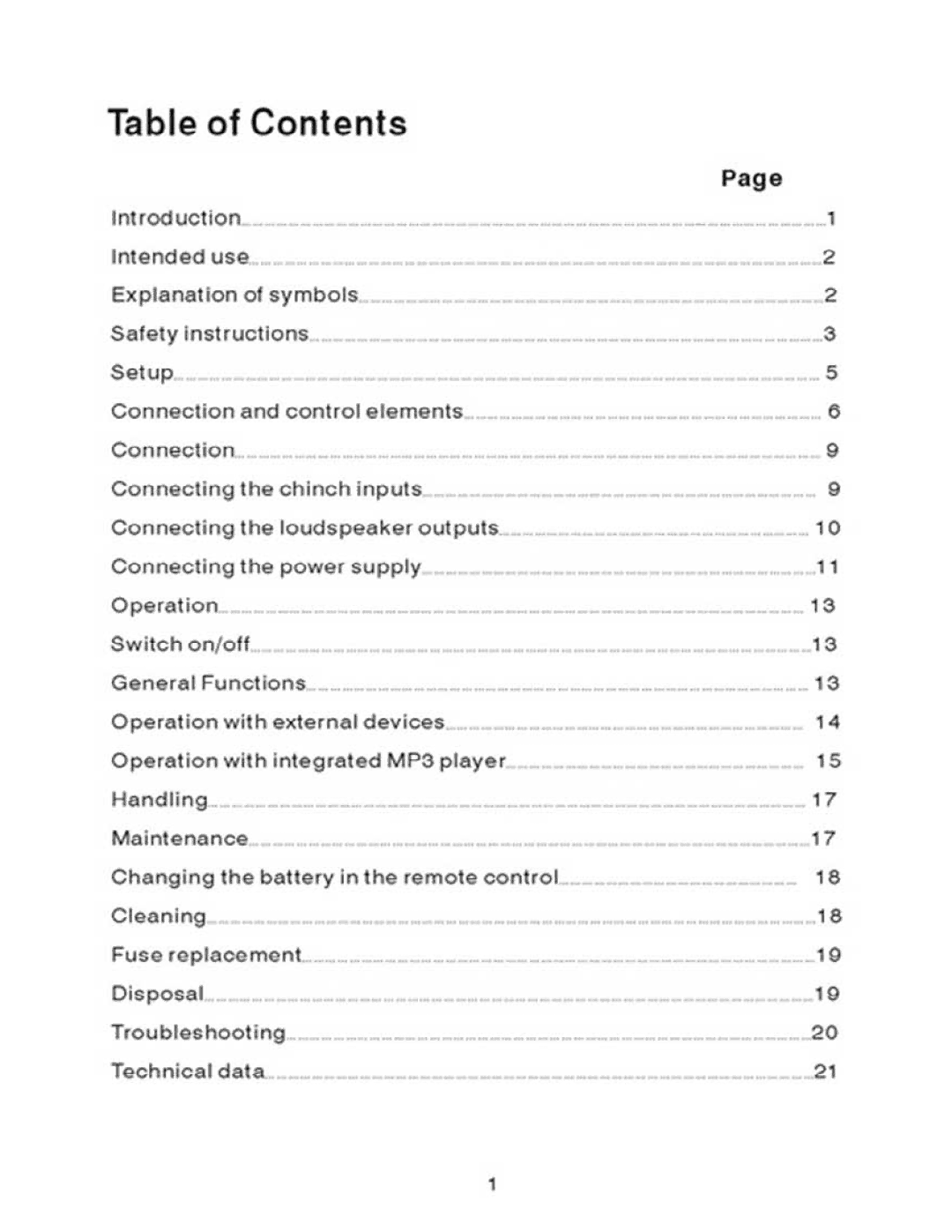 PYLE Audio PVA3U manual 