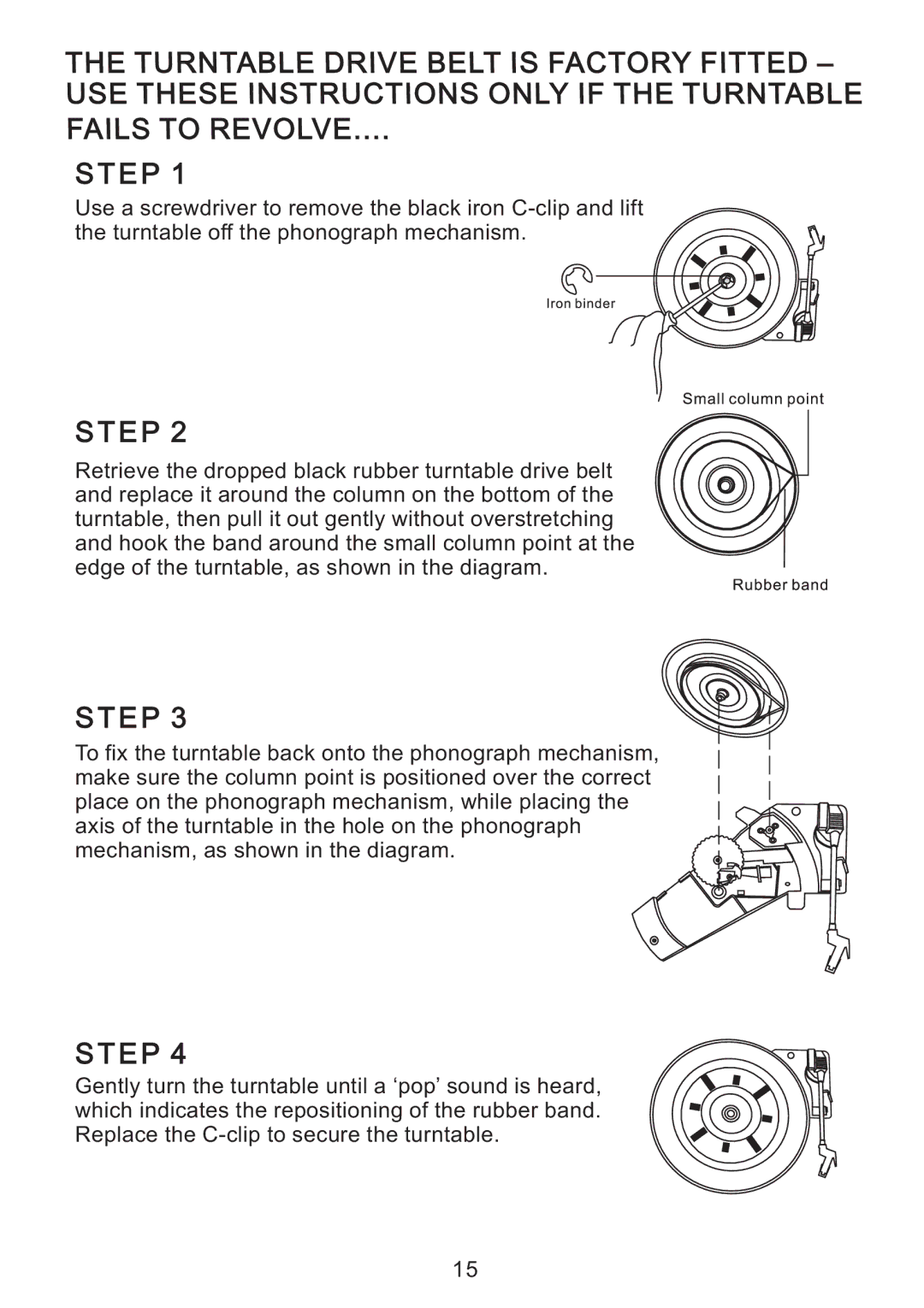 PYLE Audio PVNTT6UM manual E P 