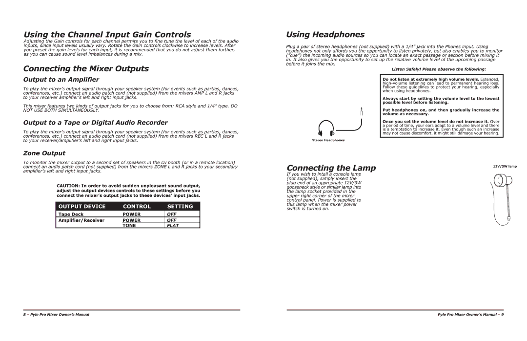 PYLE Audio PYD1959, PYD1939, PYD1929, PYD1949, PYD1919 manual 