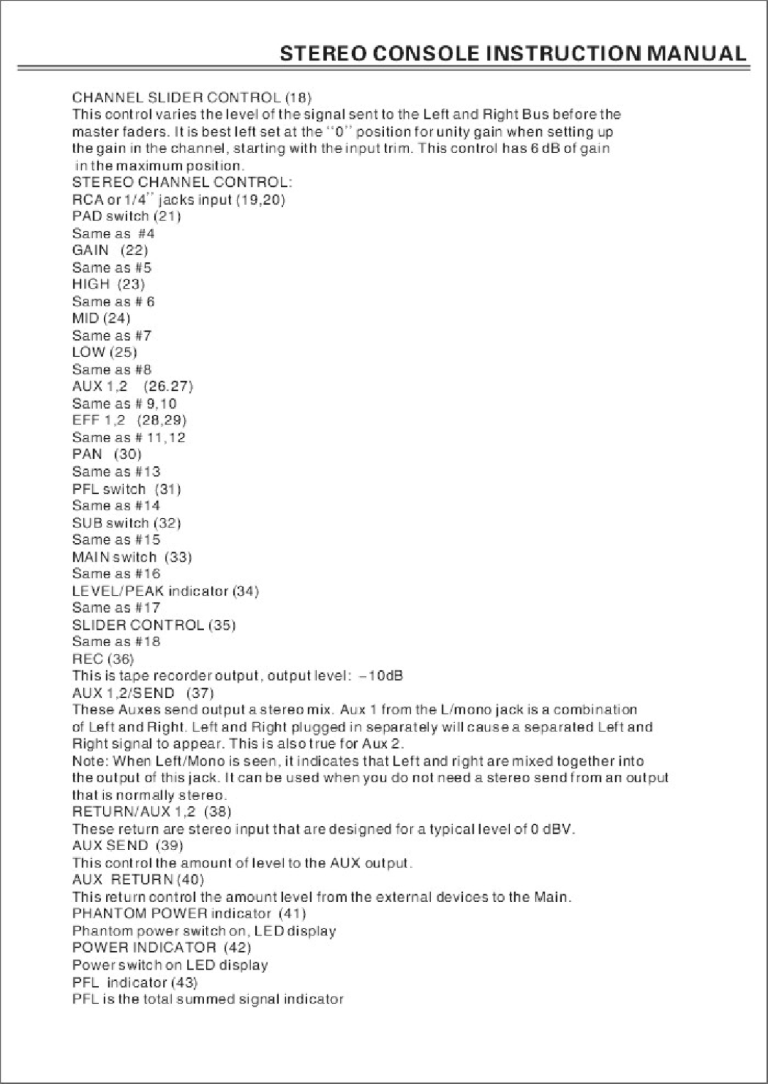 PYLE Audio PYMXA10 manual 