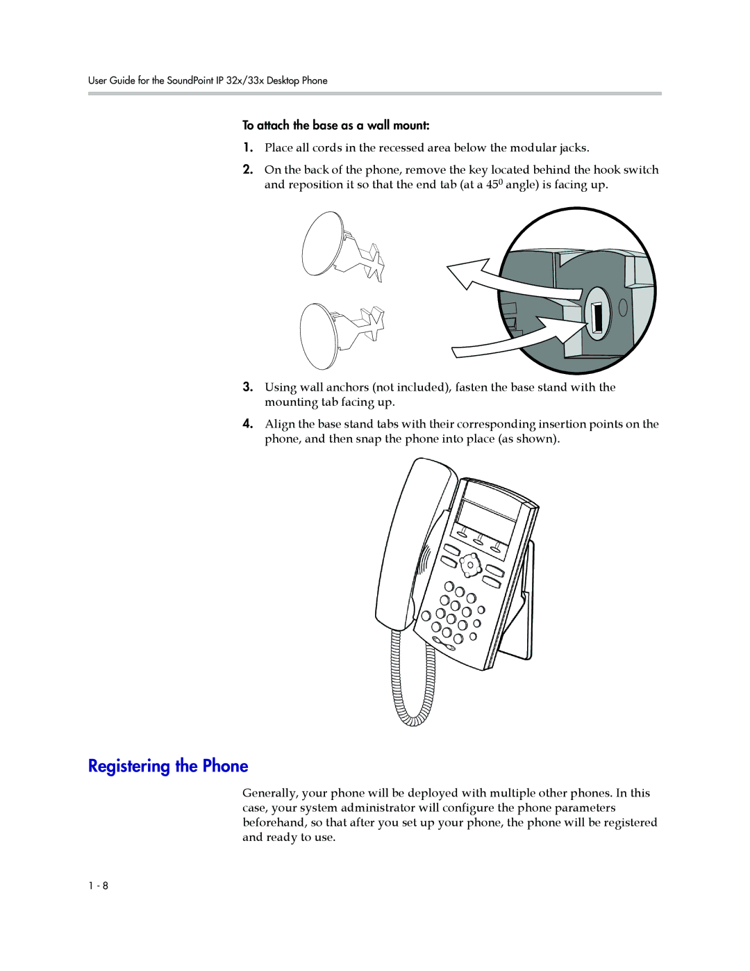 PYLE Audio SIP 3.2.1 manual Registering the Phone 