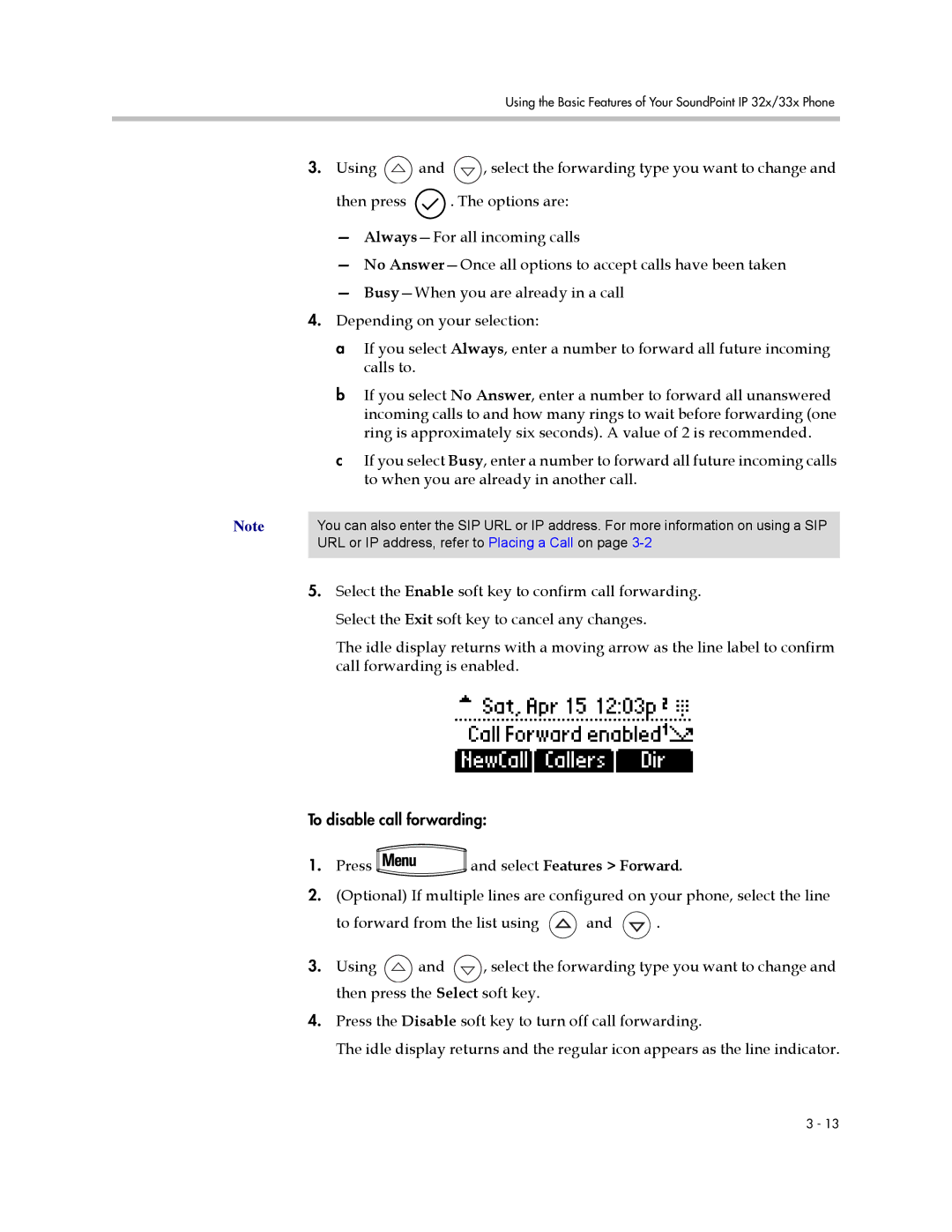 PYLE Audio SIP 3.2.1 manual To disable call forwarding 