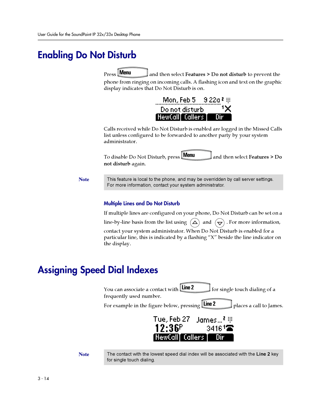 PYLE Audio SIP 3.2.1 manual Enabling Do Not Disturb, Assigning Speed Dial Indexes 