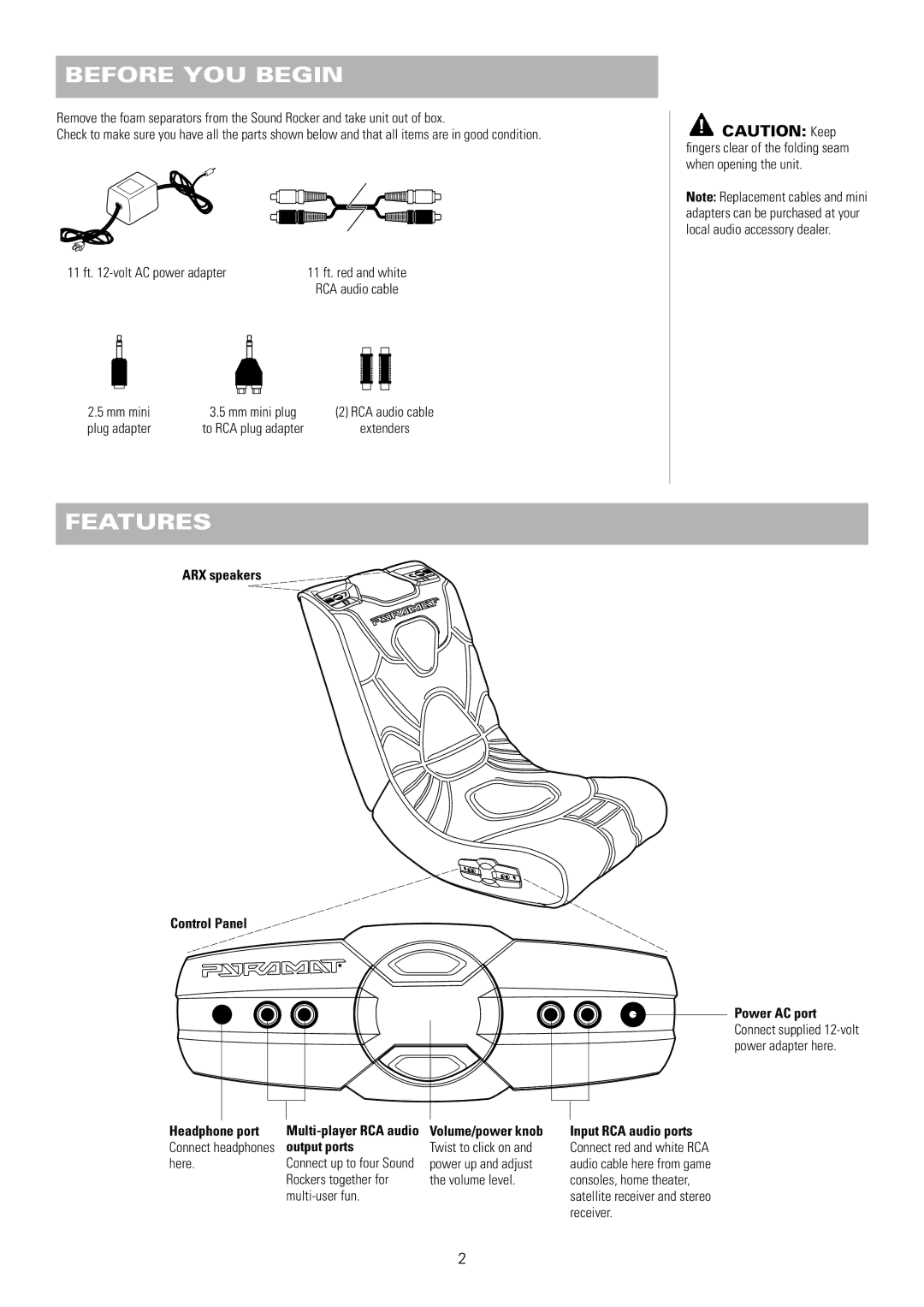 Pyramat S1000 manual Before YOU Begin, Features 