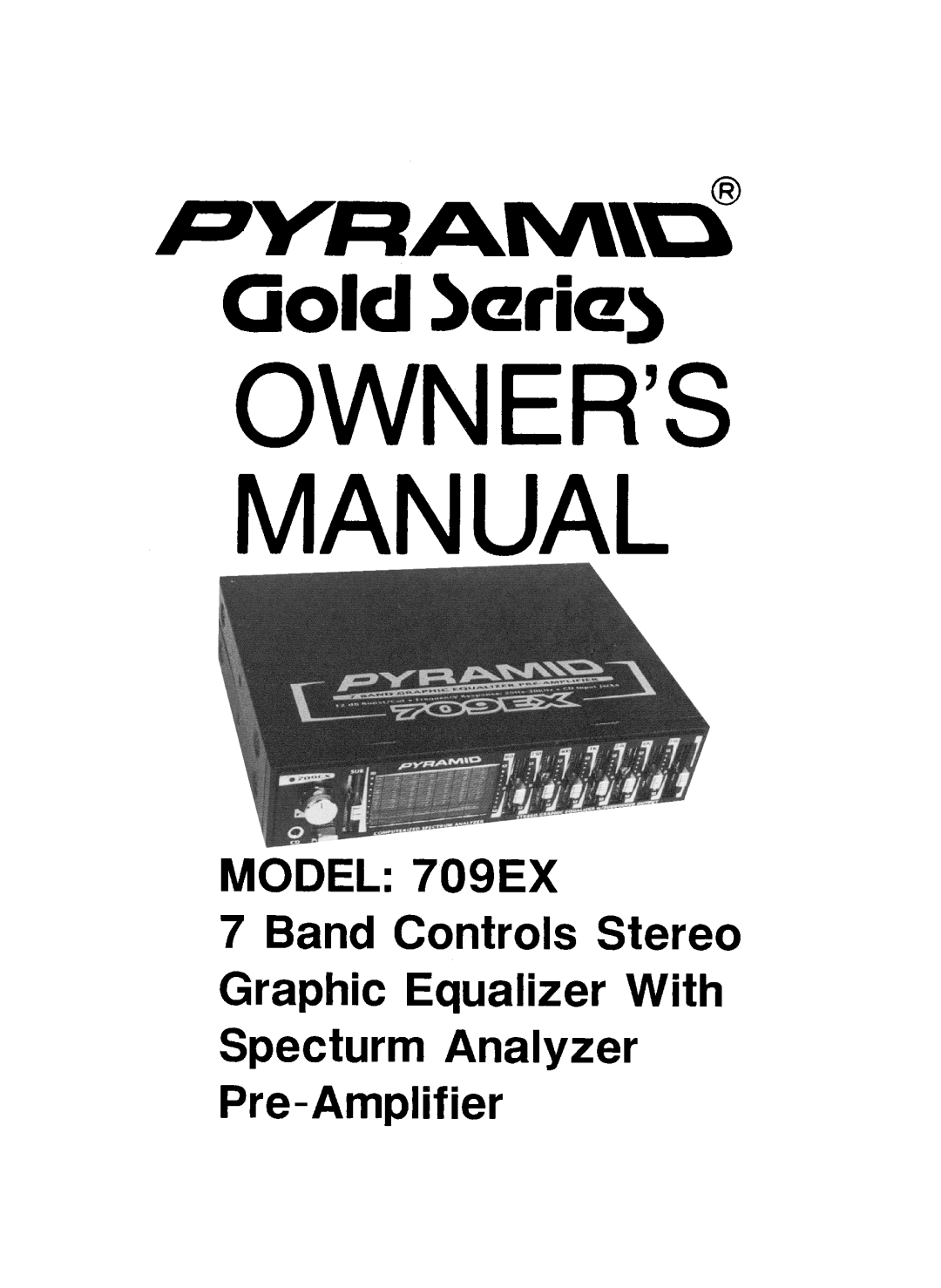 Pyramid Car Audio 709EX manual 