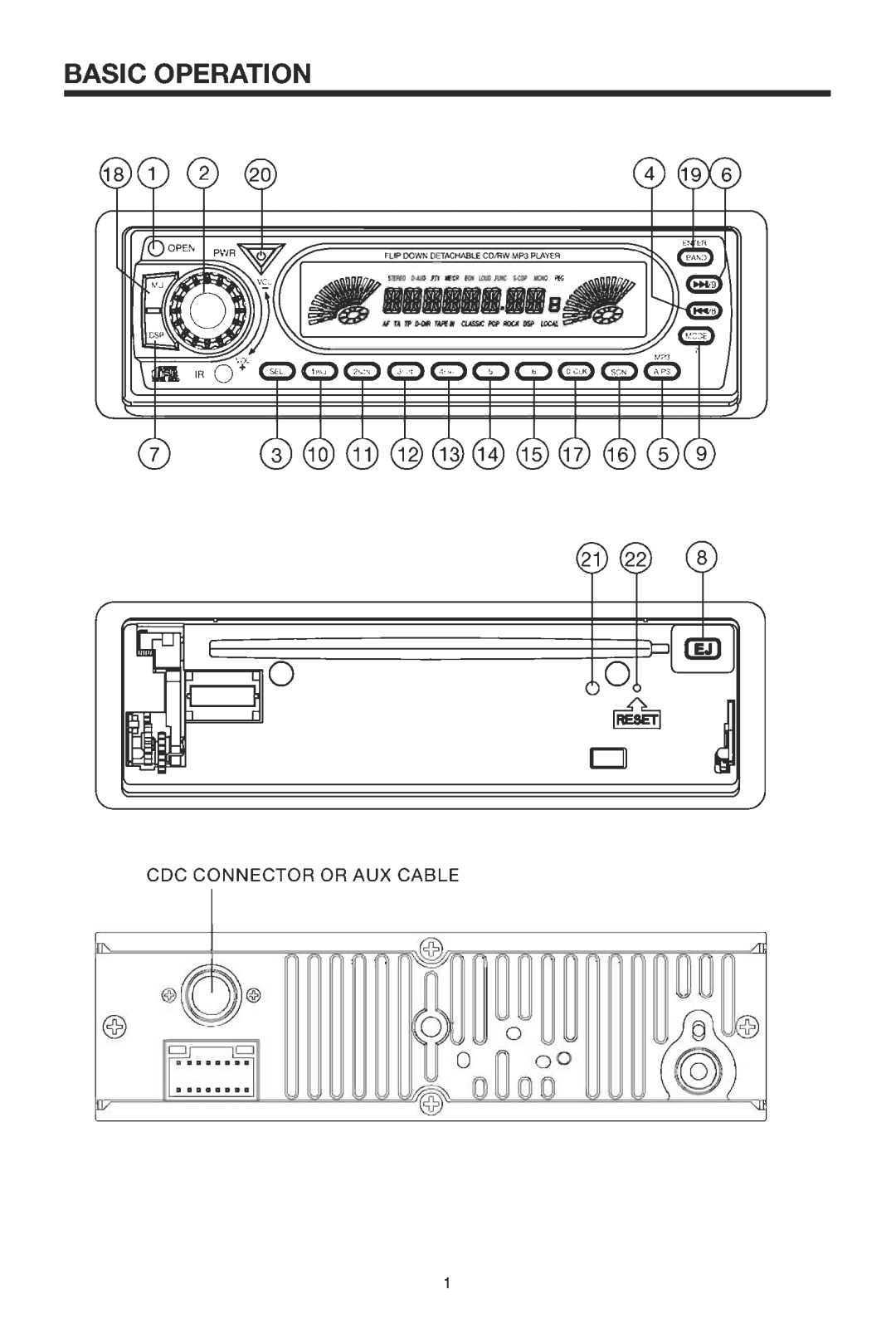 Pyramid Car Audio CDR79MP manual 