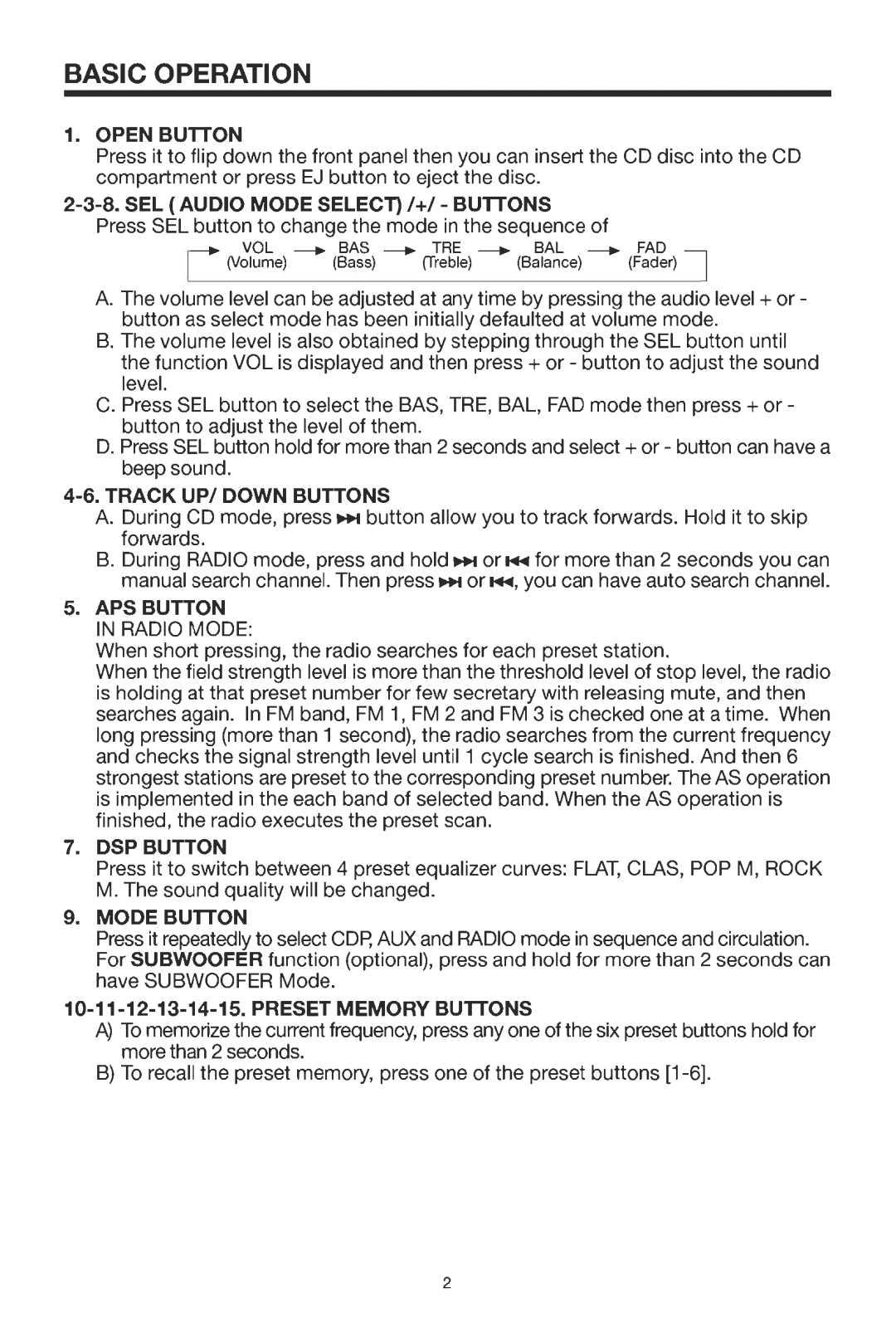 Pyramid Car Audio CDR81DFX manual 