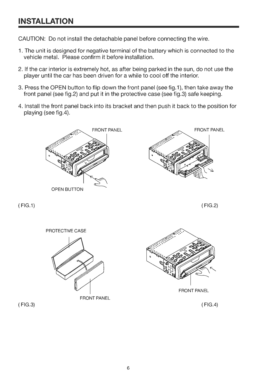 Pyramid Car Audio CDR81DFX manual 