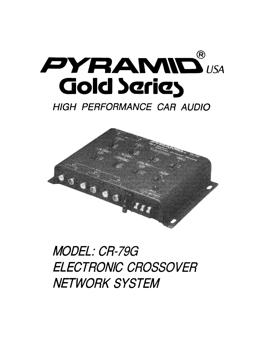 Pyramid Car Audio CR-79G manual 