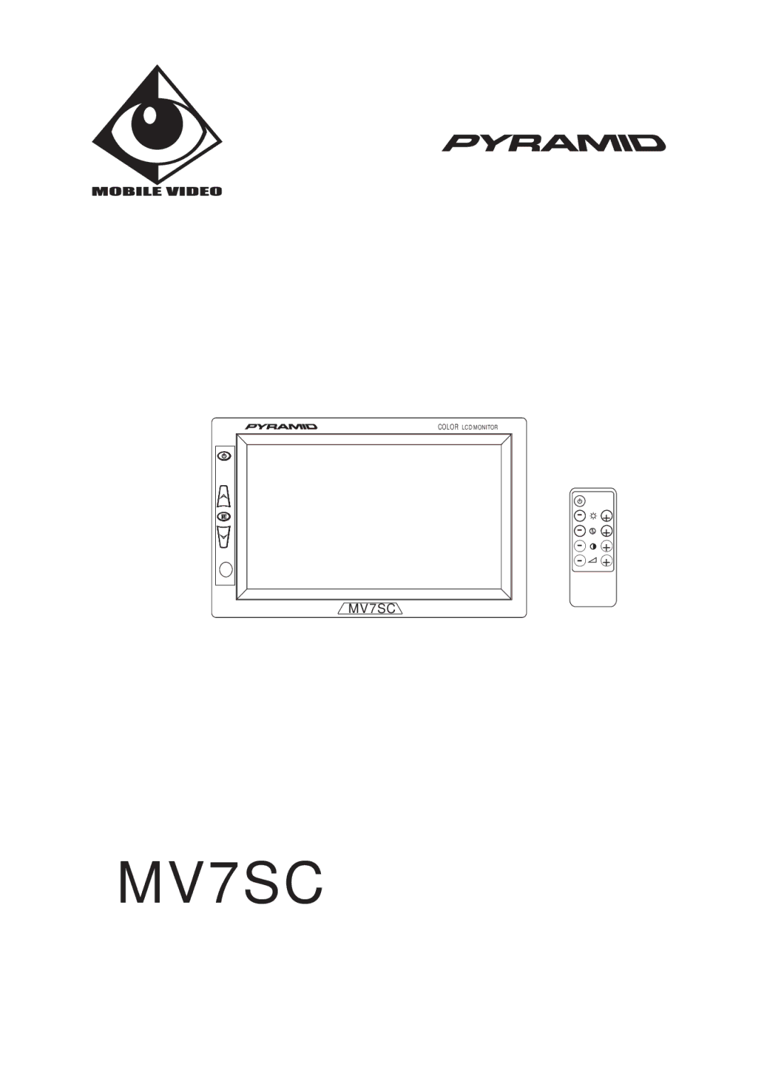 Pyramid Car Audio MV7SC manual 