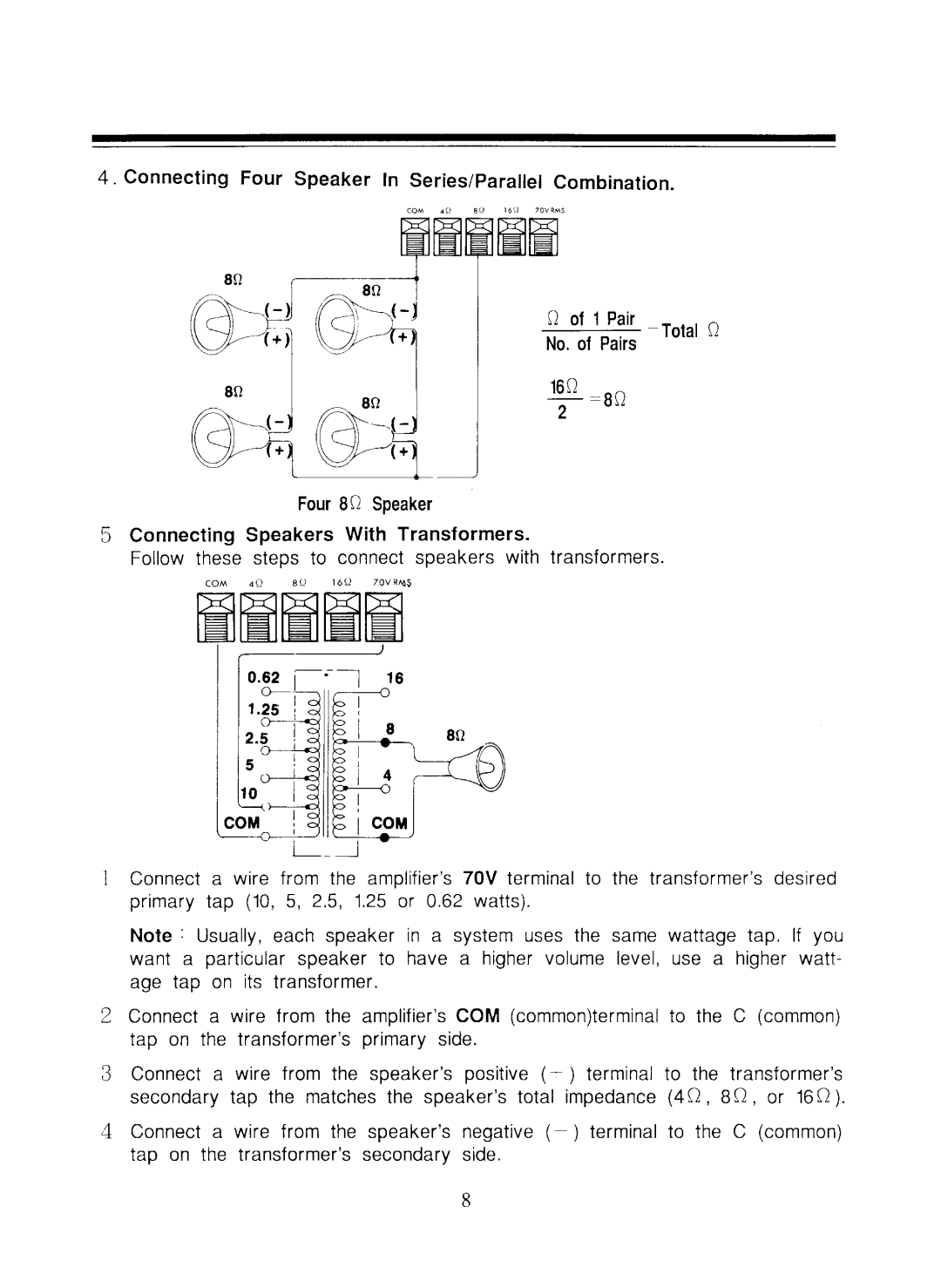 Pyramid Car Audio PA-305 manual 