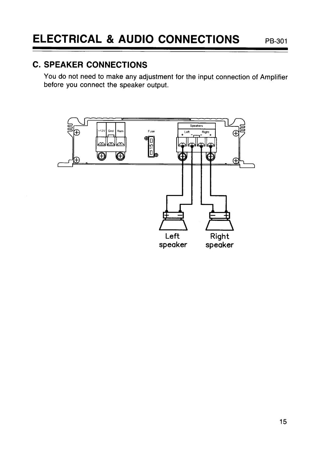 Pyramid Car Audio PB-251, PB-601, PB-101, PB-301 manual 