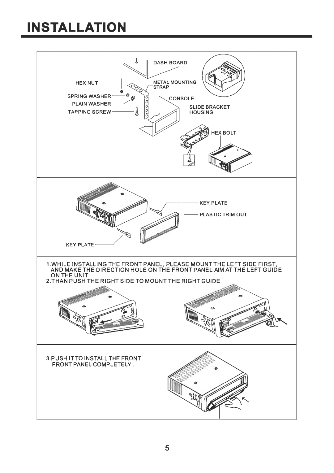 Pyramid Car Audio PDVD79 manual 