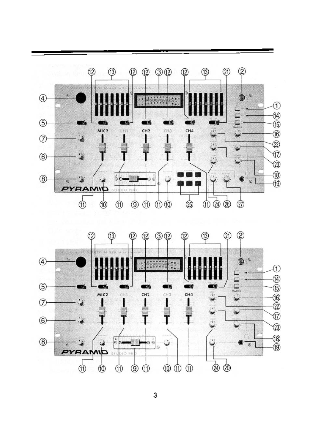 Pyramid Car Audio PM-4001, PM-7501, PM-8001, PM-8501 manual 