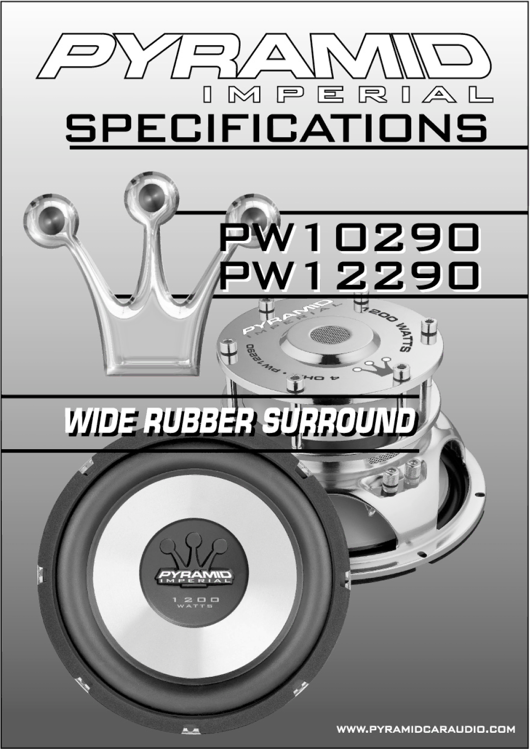 Pyramid Car Audio PW10290, PW12290 manual 