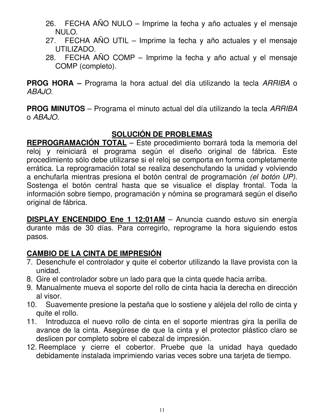 Pyramid Technologies 3500, 3700HD, 3000HD manual Solución DE Problemas, Cambio DE LA Cinta DE Impresión 