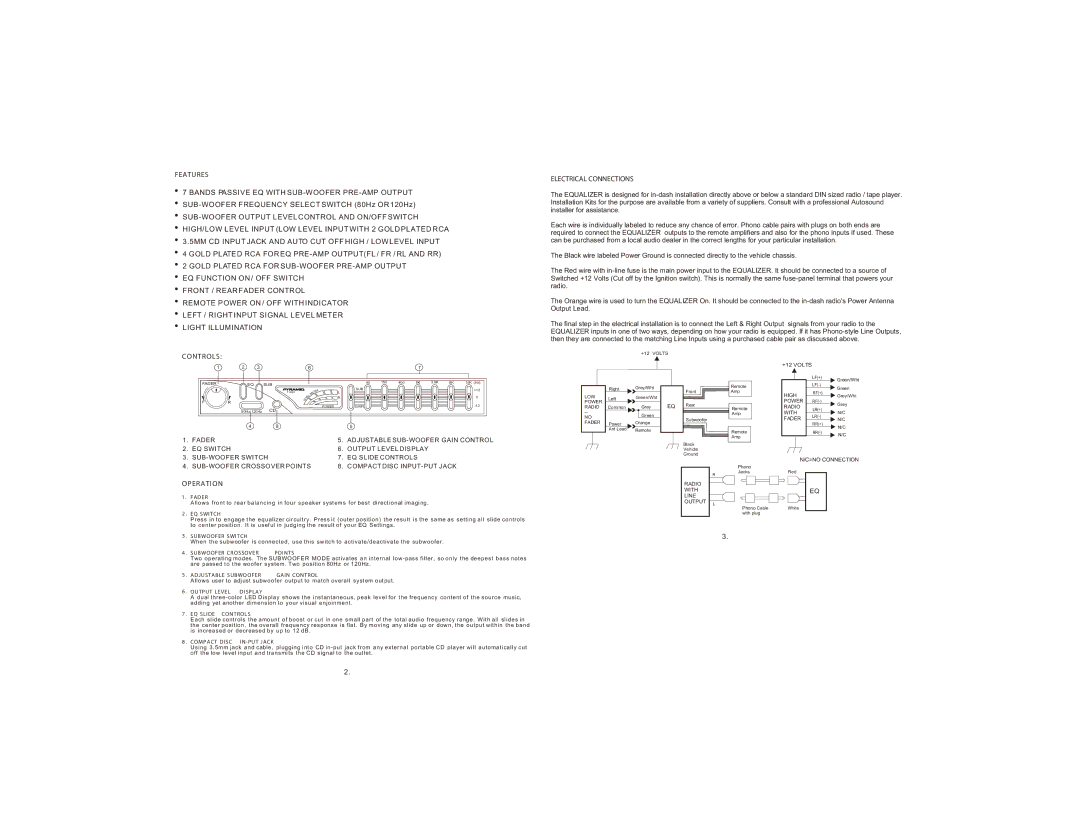 Pyramid Technologies 714EX owner manual 452%3, #42#!, #/..%#4/.3, #/.42/,3, 4/.   &!$%2 