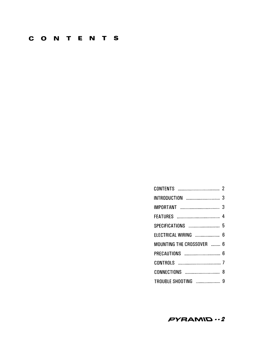 Pyramid Technologies CR-71 manual 