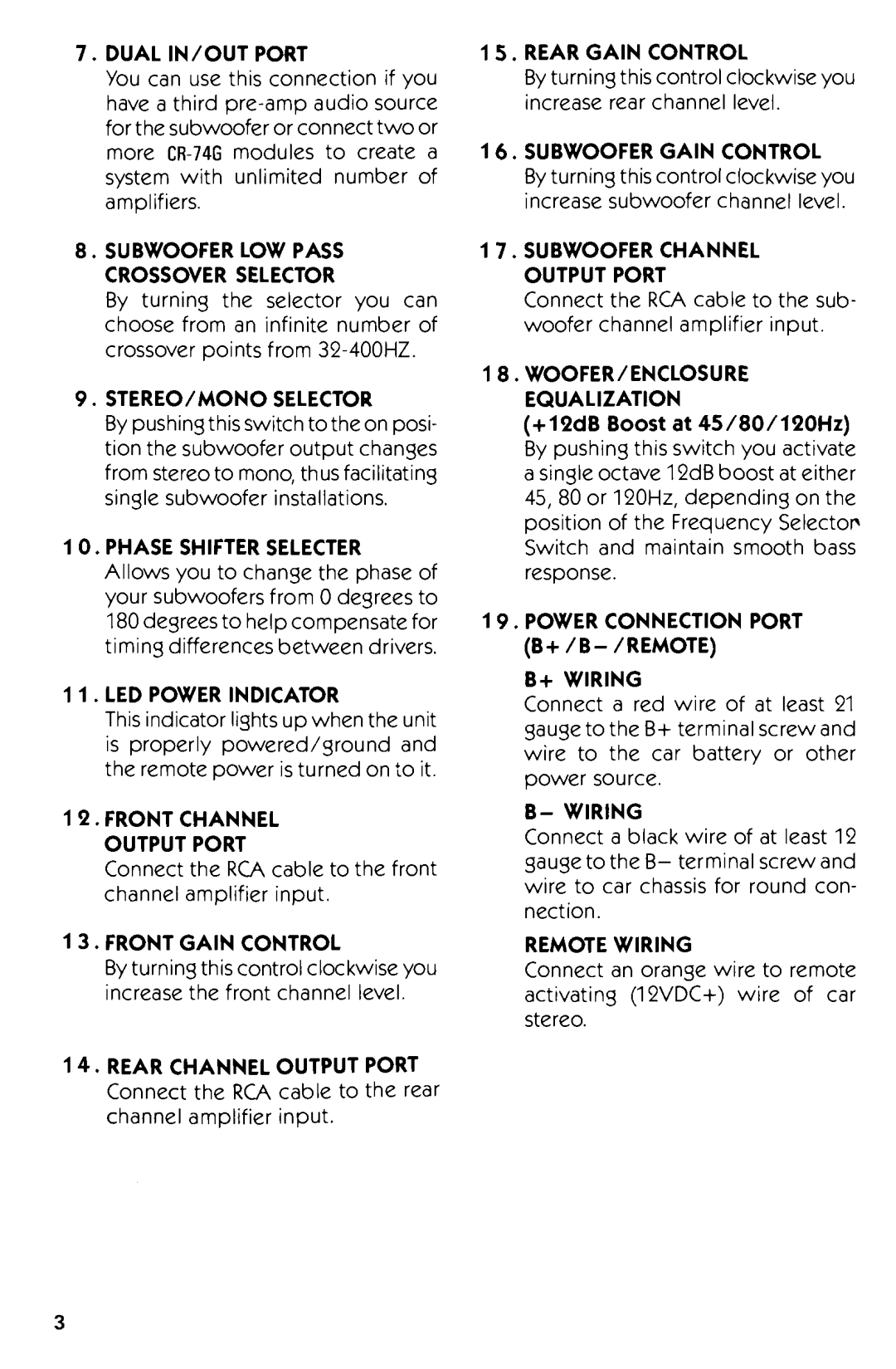 Pyramid Technologies CR-74G manual 