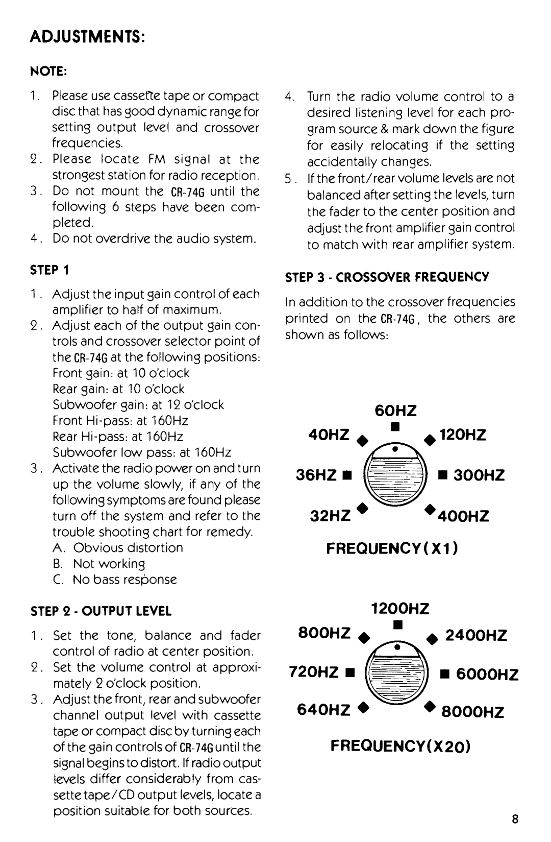 Pyramid Technologies CR-74G manual 