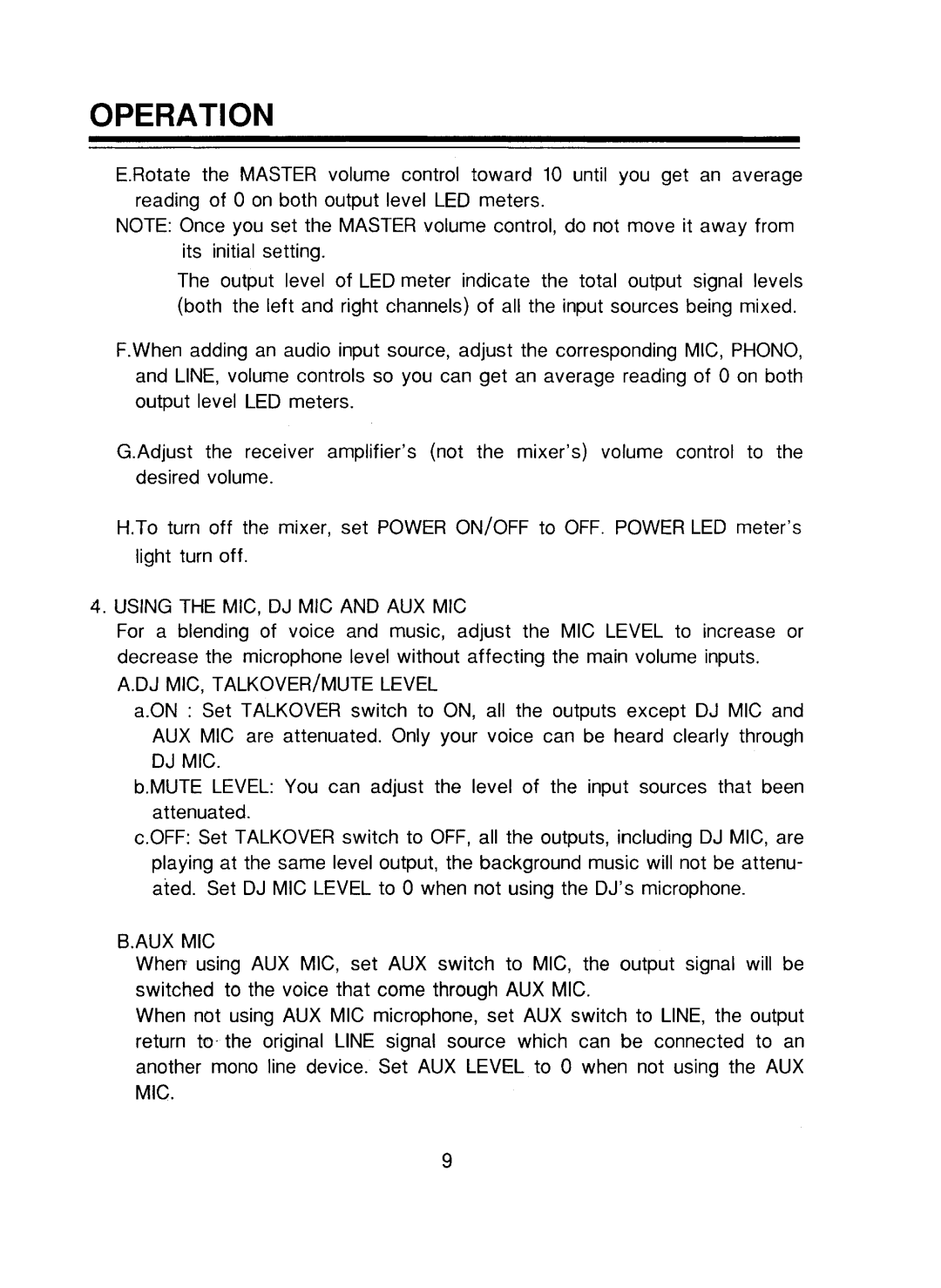 Pyramid Technologies PMR-9600 manual 