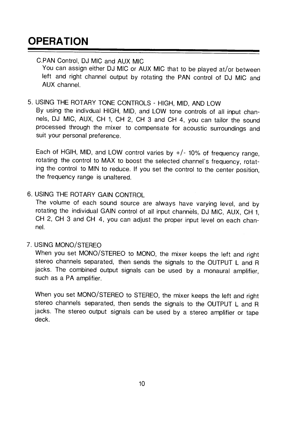 Pyramid Technologies PMR-9600 manual 