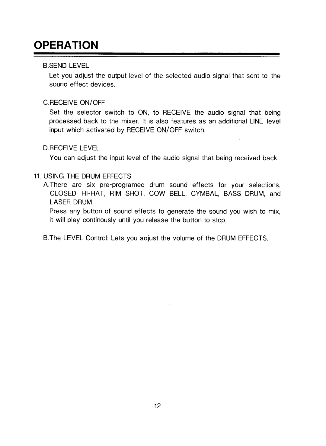 Pyramid Technologies PMR-9600 manual 