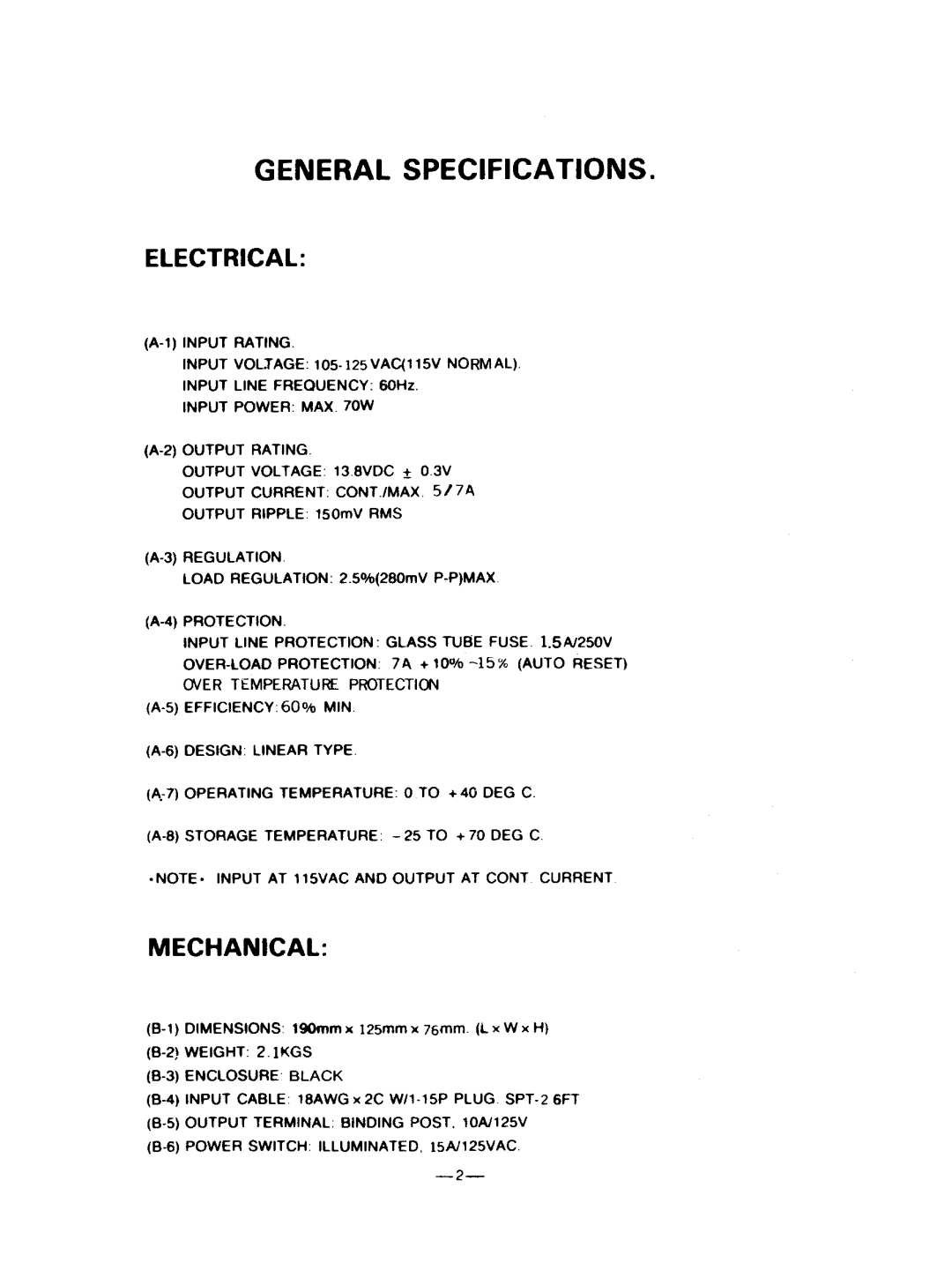 Pyramid Technologies PS-9KX manual 