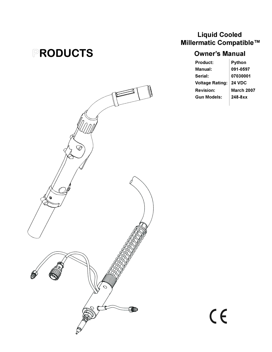 Python 248-8XX owner manual 