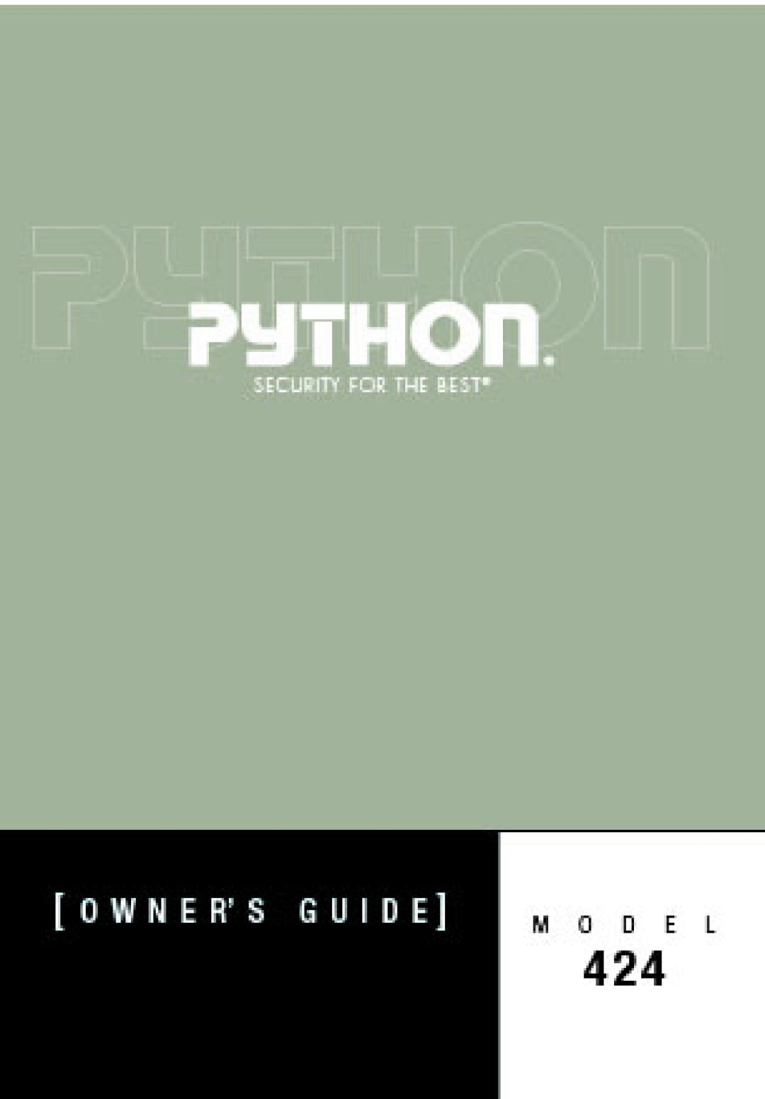 Python 424 manual 