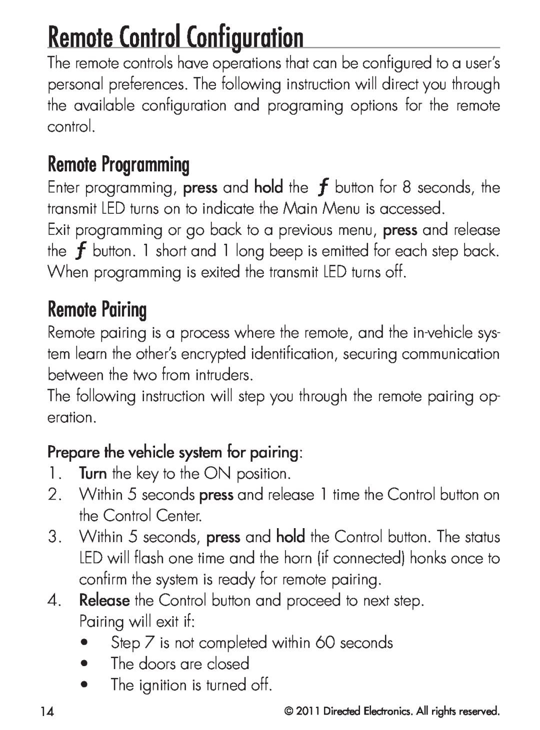 Python 424 manual Remote Control Conﬁguration, Remote Programming, Remote Pairing 