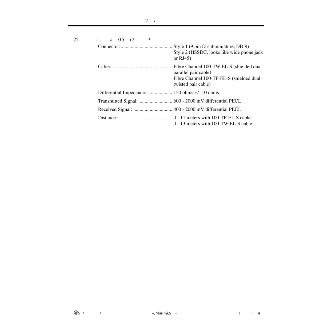 Q-Logic 16HA user manual Copper Intra-Enclosure Gbic passive 